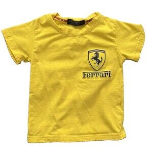 Ferrari Brand Ferrari T Shirt Unisex Cotton Tee Childs Size S Licensed Ferrari